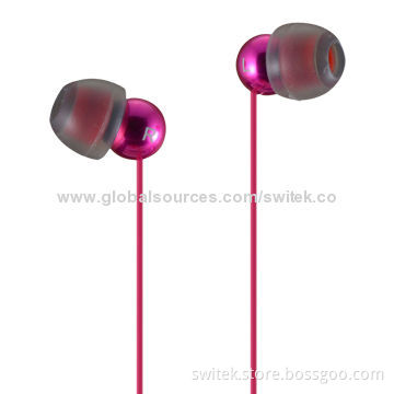 Noise-cancelling In-ear Smallest Metal Earphones for iPhone, Ball-shaped, 5mm Diameter